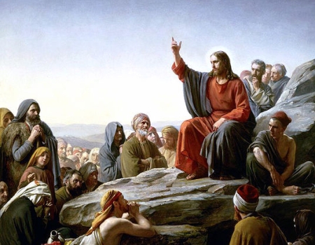 The Sermon on the Mount by Carl Bloch.